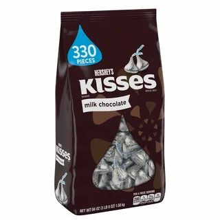 Hershey's Milk Chocolate Kisses 330 Count 56 ounces NEW FRES