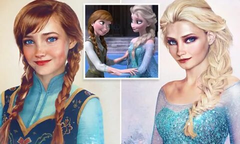 Disney Princess Modern Real Life Elsa Collection Movie Photo