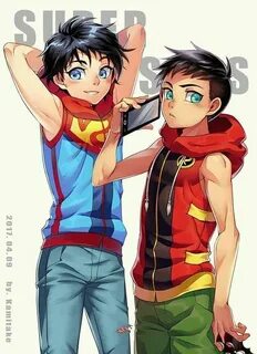 IMÁGENES DAMIAN WAYNE X JONATHAN KENT - 11 Personajes de dc 