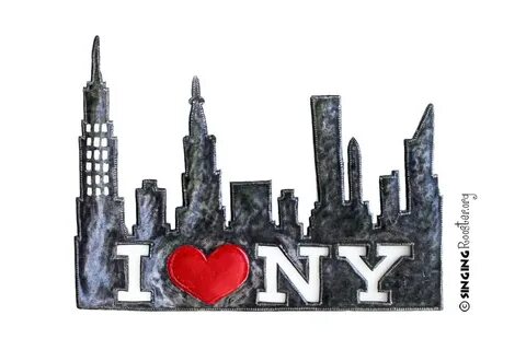 NYC Heart Collage Art NYC Decor New York City Print New York