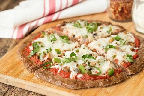 Healthy Beef-Patty Crust Pizza Recipe Recipe Healthy beef, M