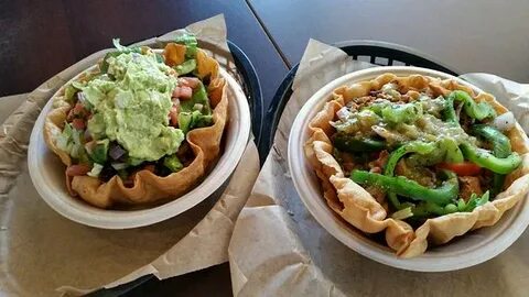 Taco salads - Picture of Qdoba Mexican Grill, Duarte - Tripa