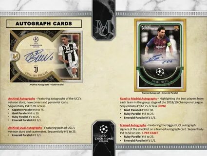 2018-19 Topps Museum Collection Champions League Soccer Card