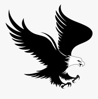 Bald Eagle Logo Clip Art - Eagle Logo Png Black And White , 