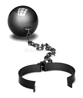 Ball and chain stock illustration. Illustration of alcatraz 