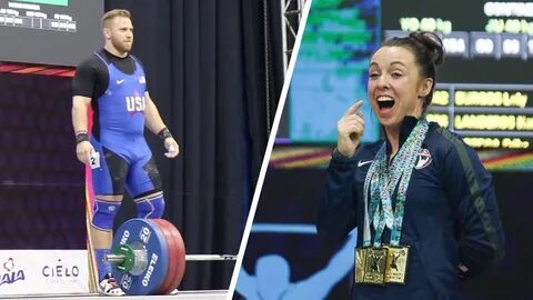 Pan American Weightlifting Champions Wes Kitts and Alyssa Ri