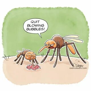 Sketchbook Silliness: Bubbles Funny mosquito, Funny cartoons