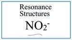 Resonance Structures for NO2- (Nitrite ion) - YouTube