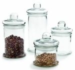 Anchor Hocking Glass Apothecary Jar Canister Set - Glass Des