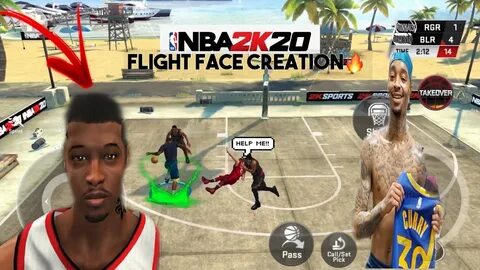 Flightreacts Face creation NBA 2k20 June Flight in the park 