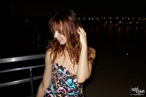 Ariel Rebel Flashing On the Dock Coed Cherry