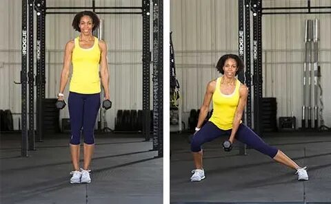 Alternating Lateral Lunge with Dumbbells - In Shape Athletic