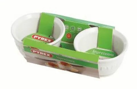 Pyrex Set 2 Ramekins White - Buy Online at QD Stores