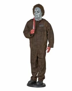 Moving Life-Size Animated theme song Michael Myers Statue Mi