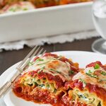Spinach Four Cheese Lasagna Roll Ups Recipe