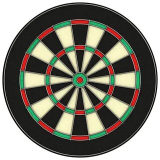 Colorful dartboard equipment on white background free image 