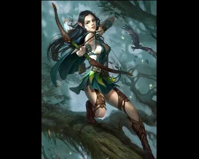 Pin by Sara Roma on Elf Archer Painting Wood elf, Fantasy dr