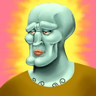 Handsome Squidward by HitokiriM on DeviantArt Very funny mem