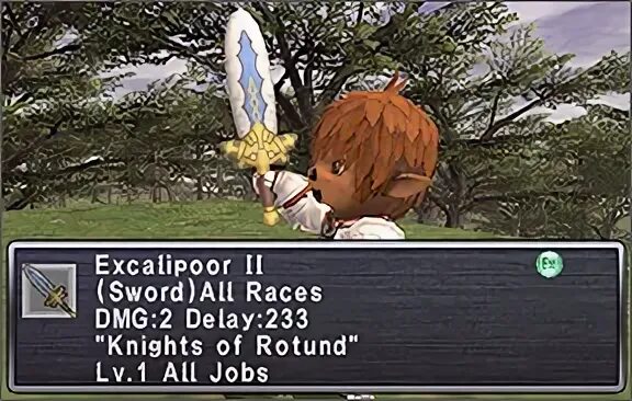 Excalipoor II - Gamer Escape's Final Fantasy XI wiki - Chara