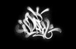 Graffiti procreate brush pack/iPad Pro Spray tags vol.4 on B