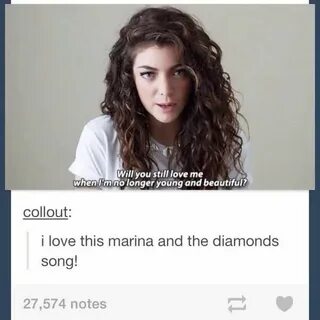 Why, no!!!!!! Lorde then lana del ray lyrics, calling it Mar