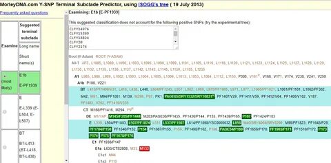 Updated Method to get YDNA haplogroup from AncestryDNA resul