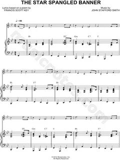 Francis Scott Key "The Star-Spangled Banner - Piano Accompan