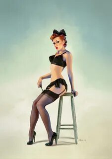 Gerad Taylor - Pinup girl (Stripper) Cover Las Vegas Weekly 