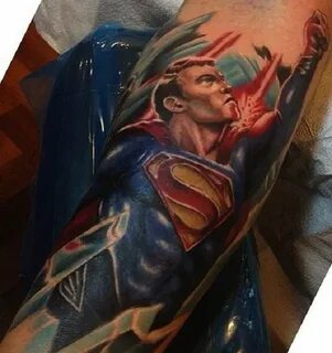 50 Badass Superman Tattoos Superman tattoos, Batman tattoo, 