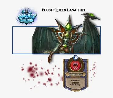 Blood Queen Lana'thel - Hearthstone Professor Putricide Card