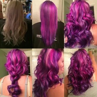 Pravana Vivids Hair Color. Pink Violet Magenta Blue Lavender