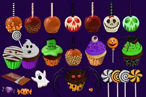 Halloween Sweets & Treats Clipart By Dapper Dudell TheHungry