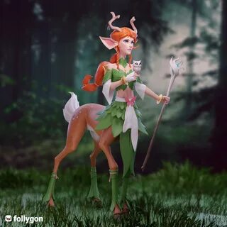 Cervitaur (Enchantress DotA2) - ZBrushCentral