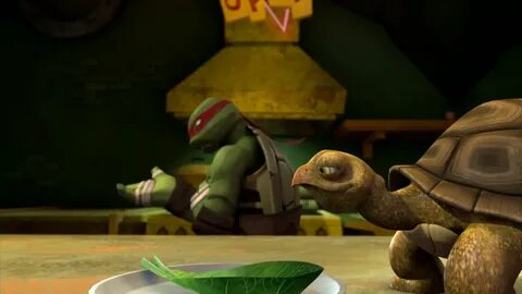 Raph's pet Spike is awesome and his talking to him is awesom