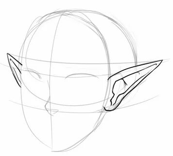 How to Draw Pointed "Elf" Ears - Draw Central Elf drawings, 