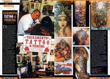 Another cool article on Sacremento tattoo, featured in Urban