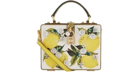 Ruby Doorenbosch Сумочки Dolce & Gabbana Lemon Box Bag $3,08