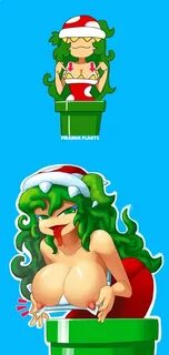 Piranha Plant Gal popping out her pipe and her top - Imgur