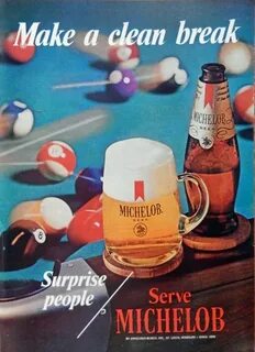 Michelob Beer Print ad 70 s Full Page Color Illustration Sca
