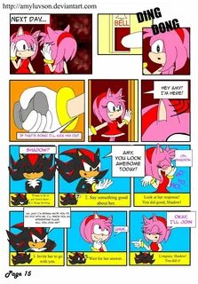 SonAmy Story Page 15 Shadow and amy, Sonic funny, Sonic fan 