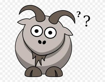 Cartoon Goat With Glasses - Free Transparent PNG Clipart Ima