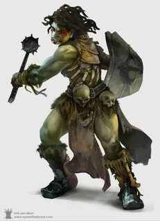 Dungeons & Dragons: Orcs & Half-orcs (inspirational) Female 