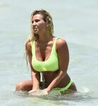 Christine McGuinness in a Bikini on Holiday in Spain 07/05/2