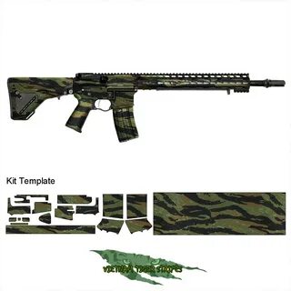 ar-15-rifle-skin-vietnam-tiger-stripe - Gun Camo