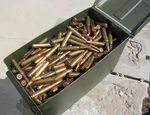 486 Rds - 8mm Mauser Surplus Ammo loose in a 50 cal ammo can