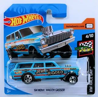 Cars, Trucks & Vans NEW 2019 Hot Wheels 64 Nova Wagon Gasser