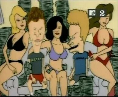 Beavis and butthead side boobs