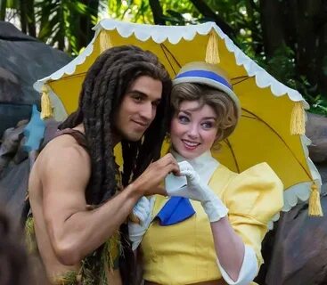 Tarzan and Jane Disney cosplay, Disney face characters, Walt