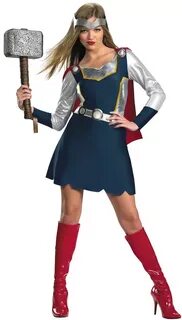 Amazon.com: Disguise Women's Marvel Thor Girl Classic Costum