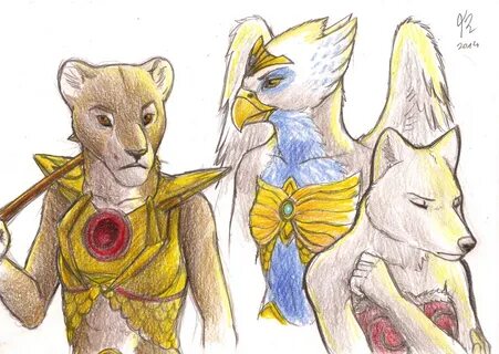 Three LoC girls by Amayensis on DeviantArt Furry art, Lego a